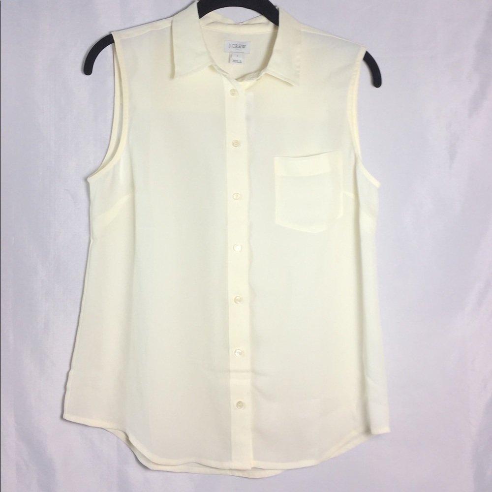 J. Crew Women’s S NWT Sleeveless Button Up Shirt